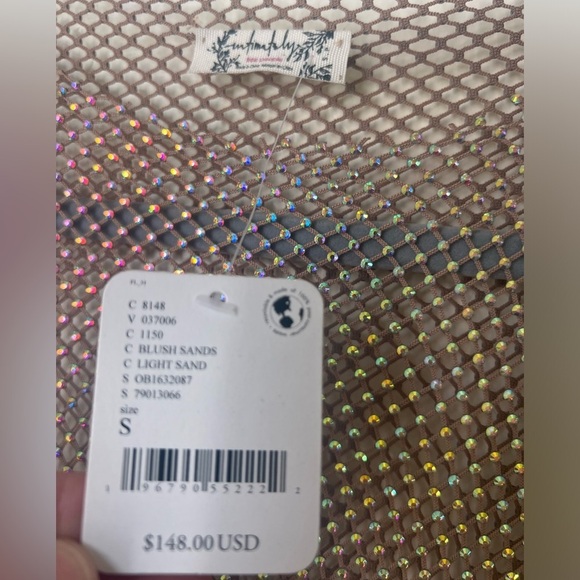 NWT Free People Filter Finish Blush sands long sleeve top size S - Picture 9 of 9